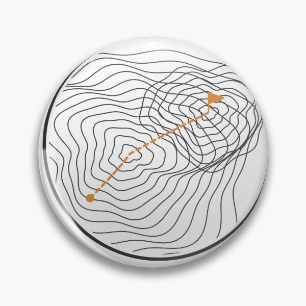 Item preview, Take The Long Way - Topographic Hiking Map designed and sold by Rilindi.