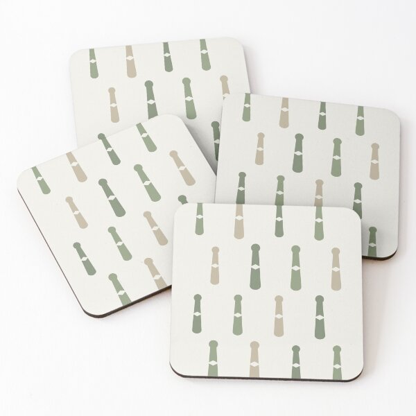 Item preview, Italian Playing Cards Bastoni Suit Sage Print designed and sold by ChromaLens.