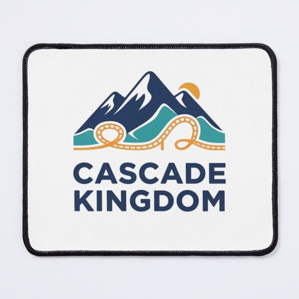 Item preview, Cascade Kingdom – Retro Roller Coaster & Mountain – Family Theme Park Souvenir Tee designed and sold by bobscraze.