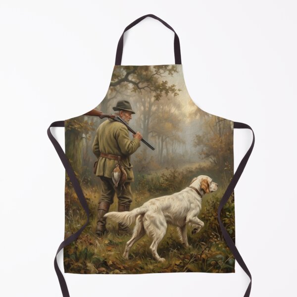 Item preview, In Pursuit of Woodcock - Antique English Setter Hunting Painting designed and sold by TammyHunterArt.