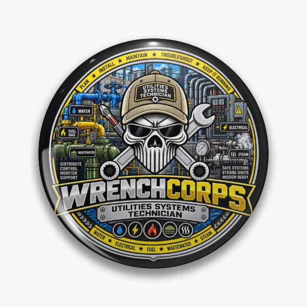 Item preview, WrenchCorps - Utilities Systems Technician designed and sold by WrenchCorps.