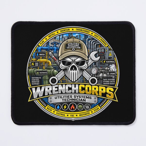 Item preview, WrenchCorps - Utilities Systems Technician designed and sold by WrenchCorps.
