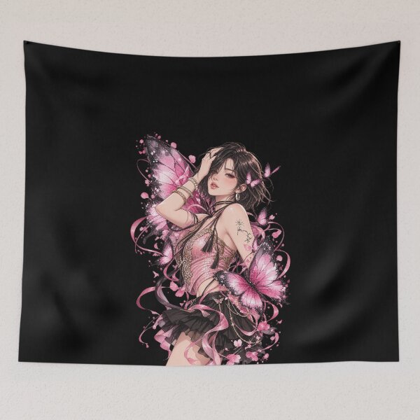 Item preview, BABYMONSTER Asa Fan Art – K-Pop Girl Crush Y2K Aesthetic designed and sold by Kimheawon.