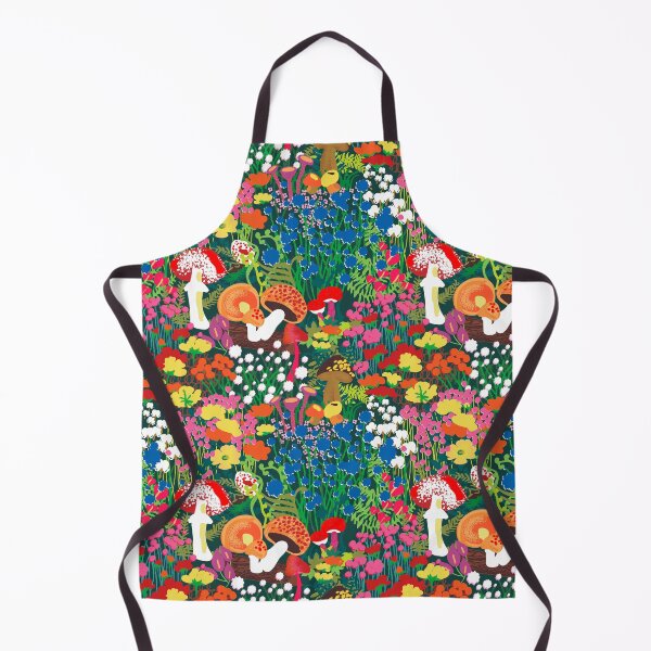 Item preview, Psychedelic Forest Fungi in Green designed and sold by YesterdayColl.