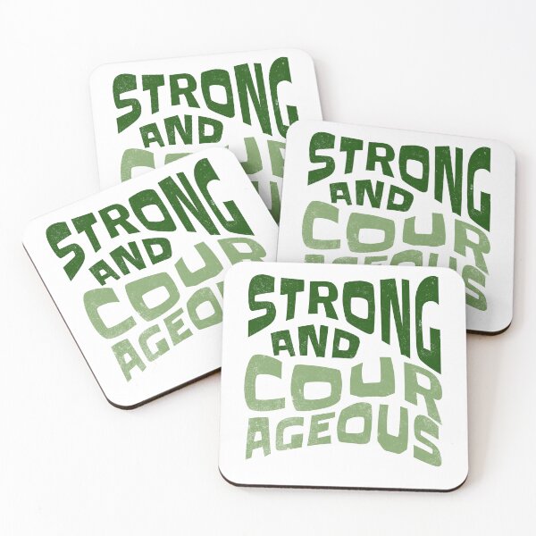 Item preview, I am Strong and courageous! designed and sold by Heaven Meets Earth.