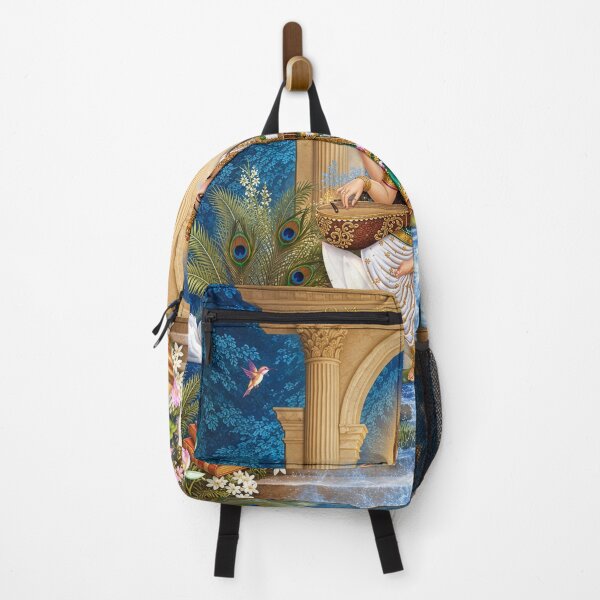 Item preview, Goddess Saraswati by a Waterfall designed and sold by Laeton Designs.