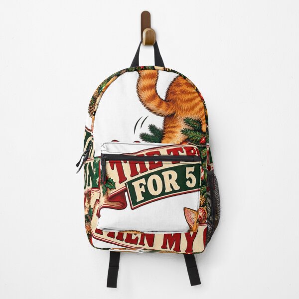 Item preview, Funny Christmas Cat Tree Chaos designed and sold by Quirkloomstudio.