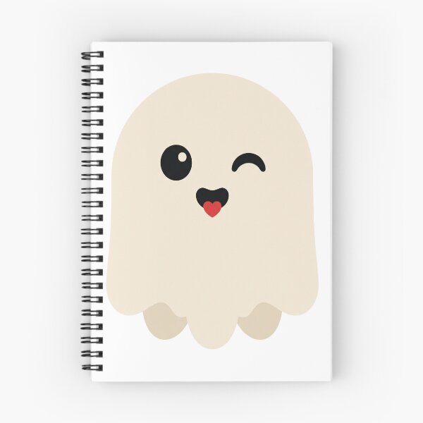 Item preview, Winking Ghost Cute Halloween Flat Design designed and sold by AURA Vibes.