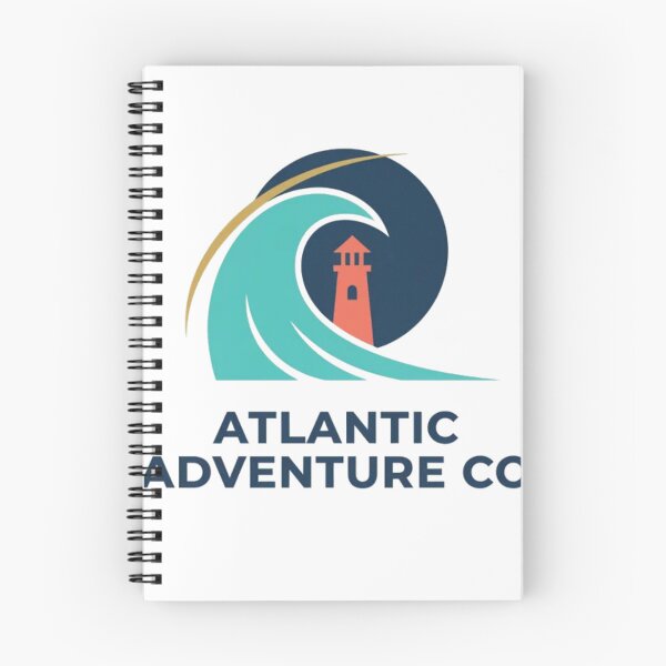 Item preview, Atlantic Adventure Co. – Lighthouse & Ocean Wave – Retro Nautical Souvenir Tee designed and sold by bobscraze.