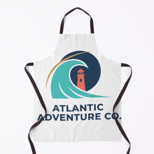 Item preview, Atlantic Adventure Co. – Lighthouse & Ocean Wave – Retro Nautical Souvenir Tee designed and sold by bobscraze.