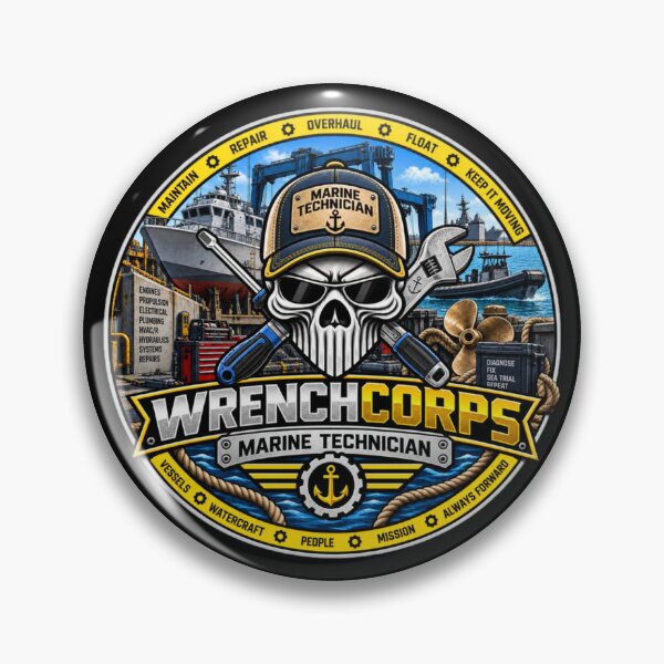 Item preview, WrenchCorps - Marine Technician designed and sold by WrenchCorps.