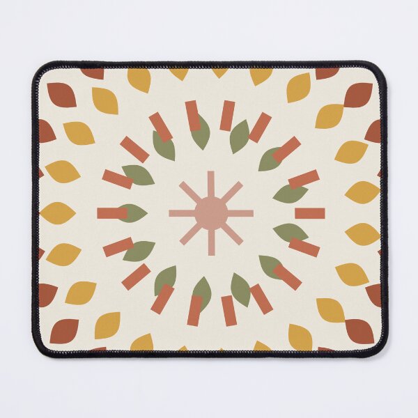 Item preview, Autumn Leaves Boho Mandala Warm Tones designed and sold by ChromaLens.