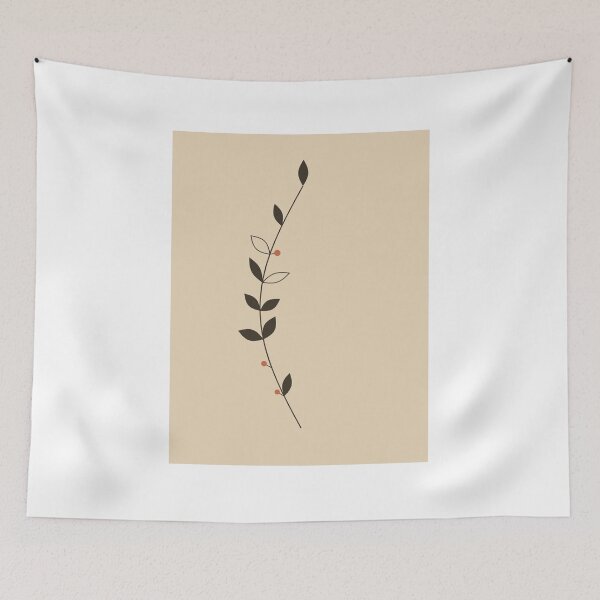 Item preview, Olive Branch Line Art Botanical Print designed and sold by ChromaLens.