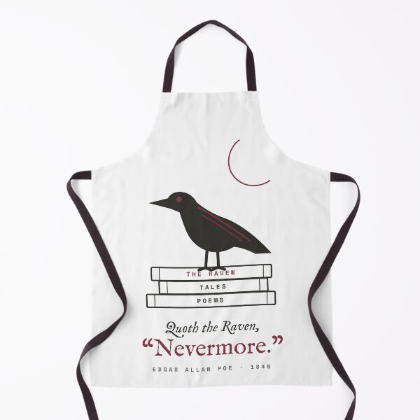 Item preview, Quoth the Raven Nevermore - Edgar Allan Poe Raven on Books designed and sold by Rilindi.