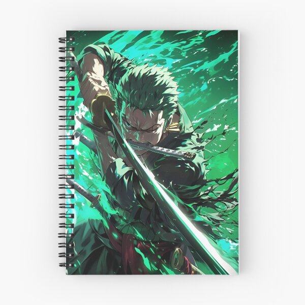 Item preview, Zoro | Emerald Storm Swordsman – Three Sword Warrior in Green Energy designed and sold by Dyan4.