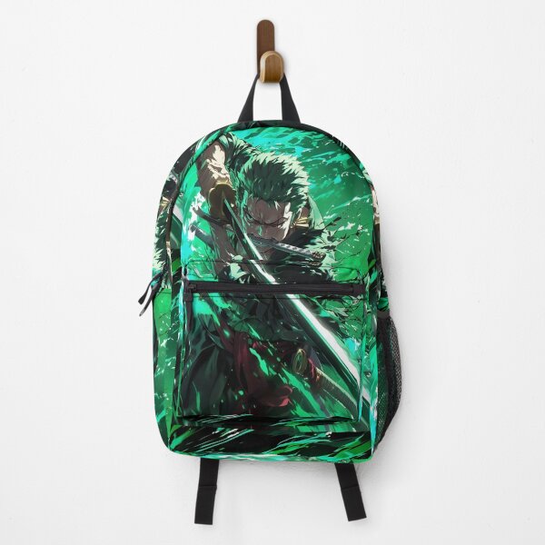 Item preview, Zoro | Emerald Storm Swordsman – Three Sword Warrior in Green Energy designed and sold by Dyan4.