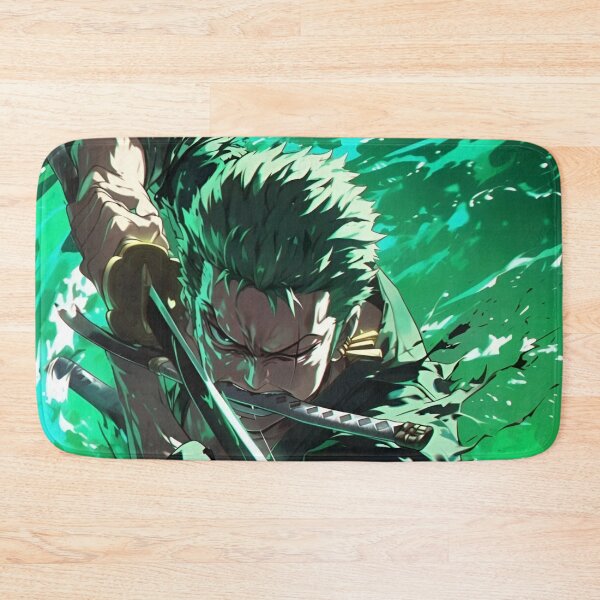 Item preview, Zoro | Emerald Storm Swordsman – Three Sword Warrior in Green Energy designed and sold by Dyan4.