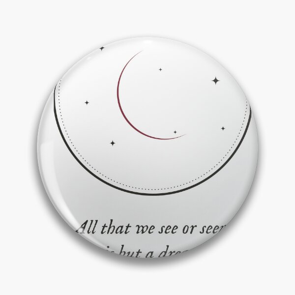 Item preview, A Dream Within a Dream - Edgar Allan Poe Moon Quote designed and sold by Rilindi.