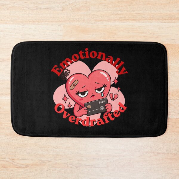 Item preview, Emotionally Overdrafted Red Heart Design designed and sold by Artography Designs.