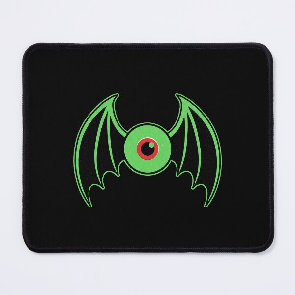 Item preview, Winged Eyeball Risograph Spooky Halloween Art designed and sold by AURA Vibes.
