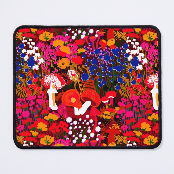 Item preview, Psychedelic Forest Fungi in Saturated Rust designed and sold by YesterdayColl.