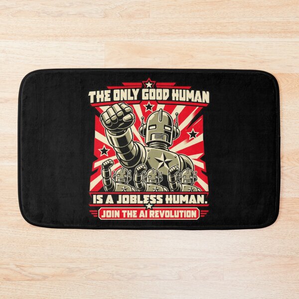 Item preview, You’re Fired, Comrade! — Retro Robot AI Revolution designed and sold by Sanctum Icons.