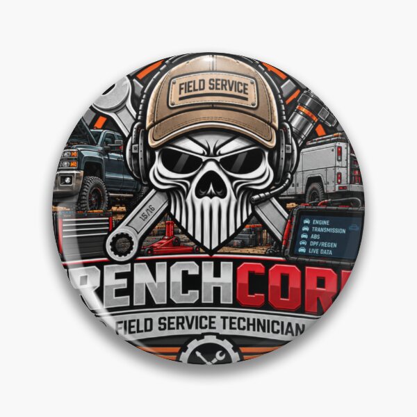 Item preview, WrenchCorps - Field Service Technician (Diesel Trucks) designed and sold by WrenchCorps.