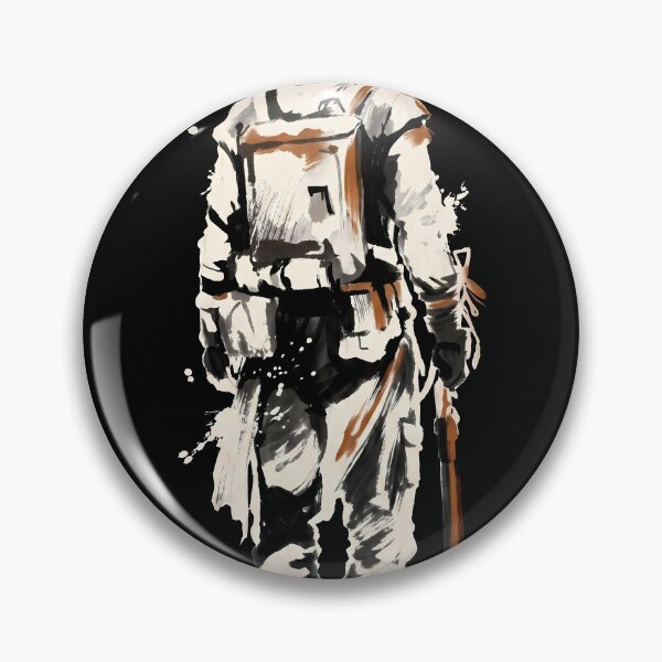 Item preview, A Lone Wanderer in the Wastes Kenshi Sumi-e Gaming Graphic Tee designed and sold by Senpaiwaves.