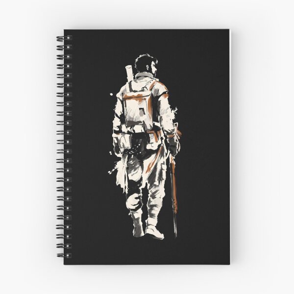 Item preview, A Lone Wanderer in the Wastes Kenshi Sumi-e Gaming Graphic Tee designed and sold by Senpaiwaves.