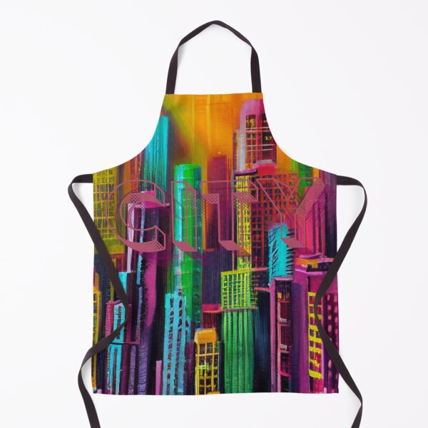 Item preview, Abstract Cyberpunk Skyline Art designed and sold by Thelic1977.