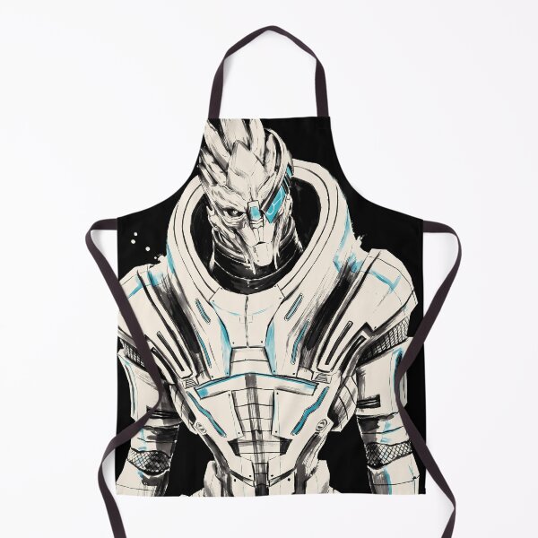 Item preview, Garrus Vakarian Mass Effect Sumi-e Anime Gaming Streetwear Tee designed and sold by Senpaiwaves.