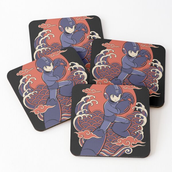 Item preview, Mega Man Charging His Buster Mega Man Ukiyo-e Gamer Graphic Tee designed and sold by Senpaiwaves.
