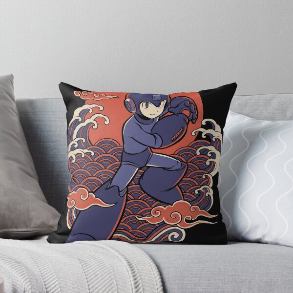 Item preview, Mega Man Charging His Buster Mega Man Ukiyo-e Gamer Graphic Tee designed and sold by Senpaiwaves.