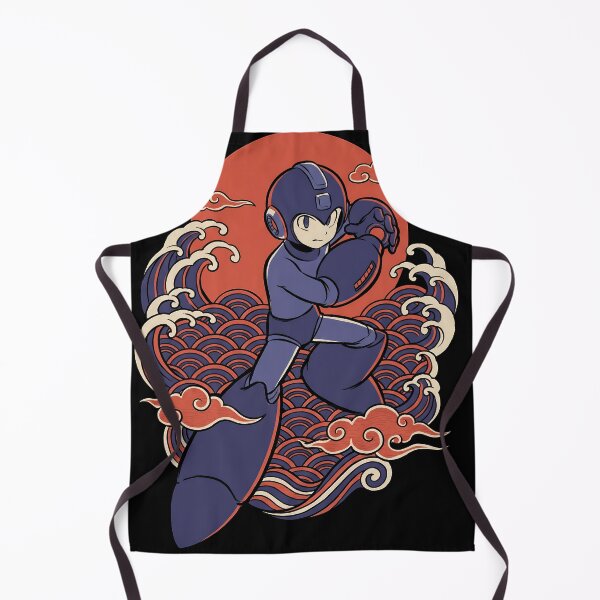 Item preview, Mega Man Charging His Buster Mega Man Ukiyo-e Gamer Graphic Tee designed and sold by Senpaiwaves.