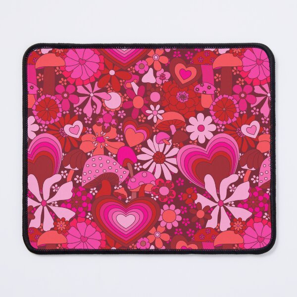 Item preview, My Groovy Valentine in Dark Red Rhubarb designed and sold by YesterdayColl.