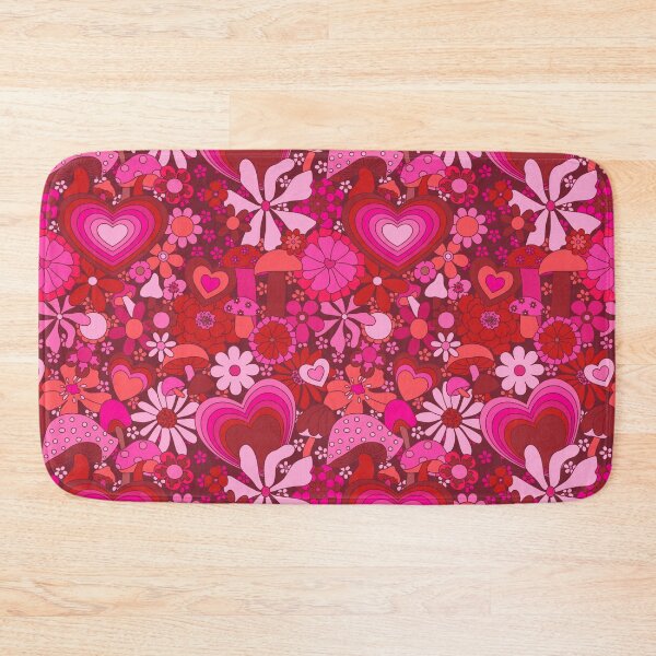 Item preview, My Groovy Valentine in Dark Red Rhubarb designed and sold by YesterdayColl.