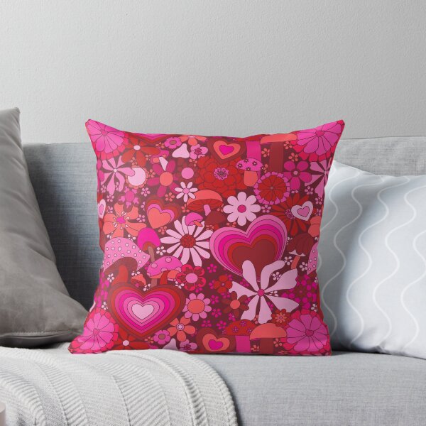 Item preview, My Groovy Valentine in Dark Red Rhubarb designed and sold by YesterdayColl.