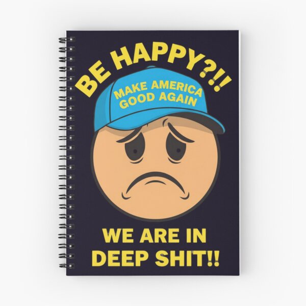 Item preview, BE HAPPY SATIRICAL POLITICAL HUMOR GRAPHIC DESIGN designed and sold by PRINTSCHARMINGM.
