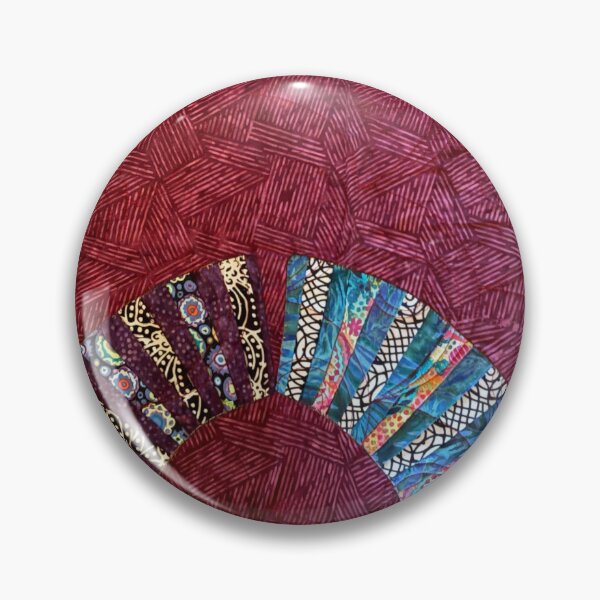Item preview, Batik Wall Art with Circular Fans and Black and White Accents #1 designed and sold by sraab8.