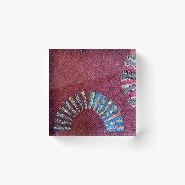 Item preview, Color Wheel Batik Fans #1 designed and sold by sraab8.