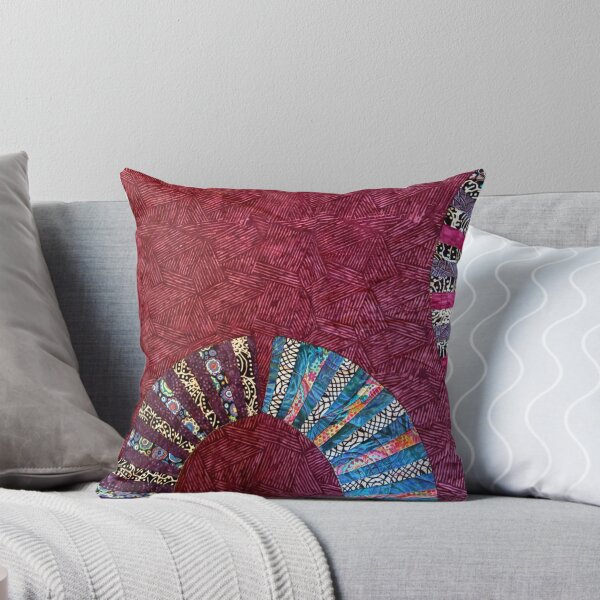 Item preview, Batik Wall Art with Circular Fans and Black and White Accents #1 designed and sold by sraab8.