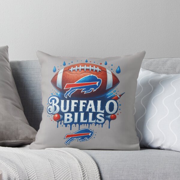 Item preview, Buffalo Bills Football Logo Dripping Paint Rain Water Splash NFL Team Fan Art Apparel Gift designed and sold by saovipgames.