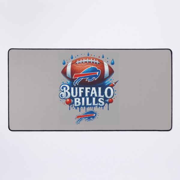 Item preview, Buffalo Bills Football Logo Dripping Paint Rain Water Splash NFL Team Fan Art Apparel Gift designed and sold by saovipgames.