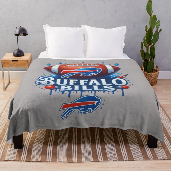 Item preview, Buffalo Bills Football Logo Dripping Paint Rain Water Splash NFL Team Fan Art Apparel Gift designed and sold by saovipgames.