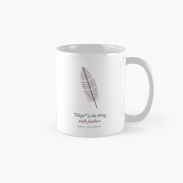 Item preview, Hope Is the Thing With Feathers - Emily Dickinson Feather designed and sold by Rilindi.
