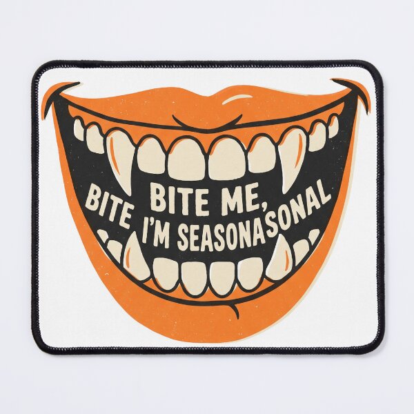 Item preview, Bite Me I'm Seasonal Vampire Grin designed and sold by AURA Vibes.