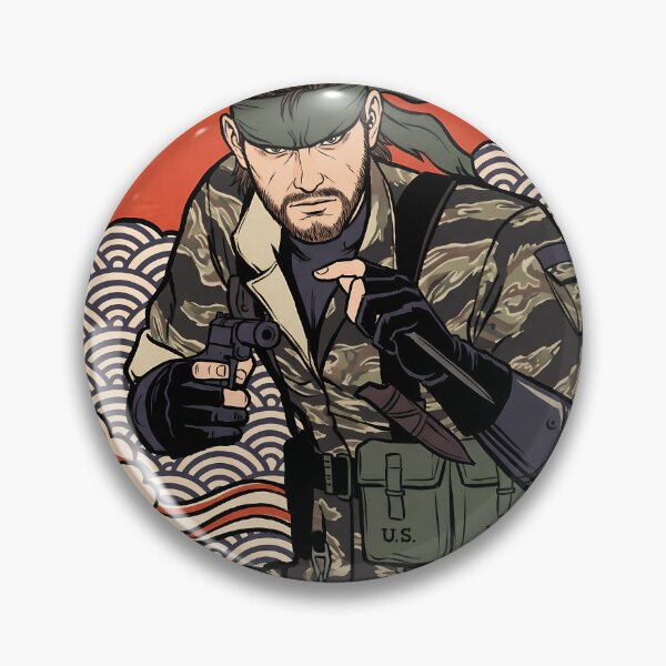 Artikelvorschau, Naked Snake Metal Gear Solid 3 Ukiyo-e Anime Gaming Streetwear Tee entworfen und verkauft von Senpaiwaves.