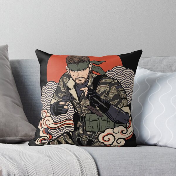 Item preview, Naked Snake Metal Gear Solid 3 Ukiyo-e Anime Gaming Streetwear Tee designed and sold by Senpaiwaves.