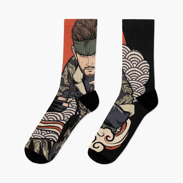 Item preview, Naked Snake Metal Gear Solid 3 Ukiyo-e Anime Gaming Streetwear Tee designed and sold by Senpaiwaves.