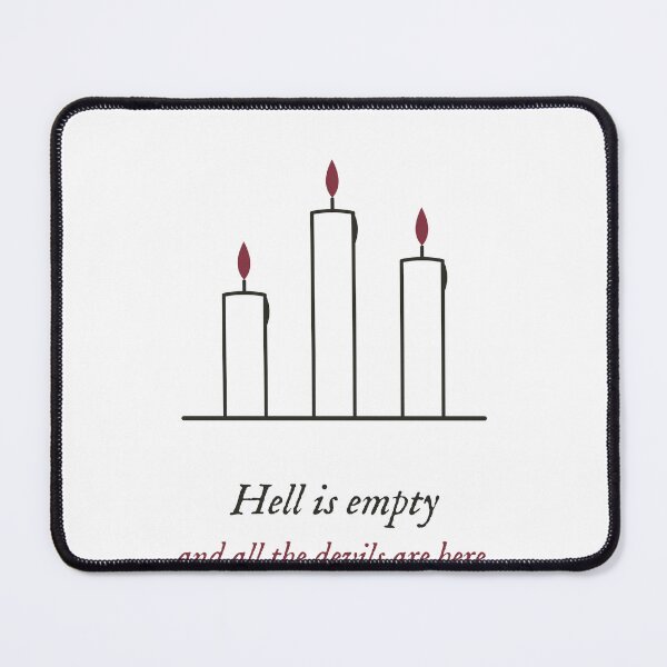 Item preview, Hell Is Empty and All the Devils Are Here - Shakespeare Candles designed and sold by Rilindi.